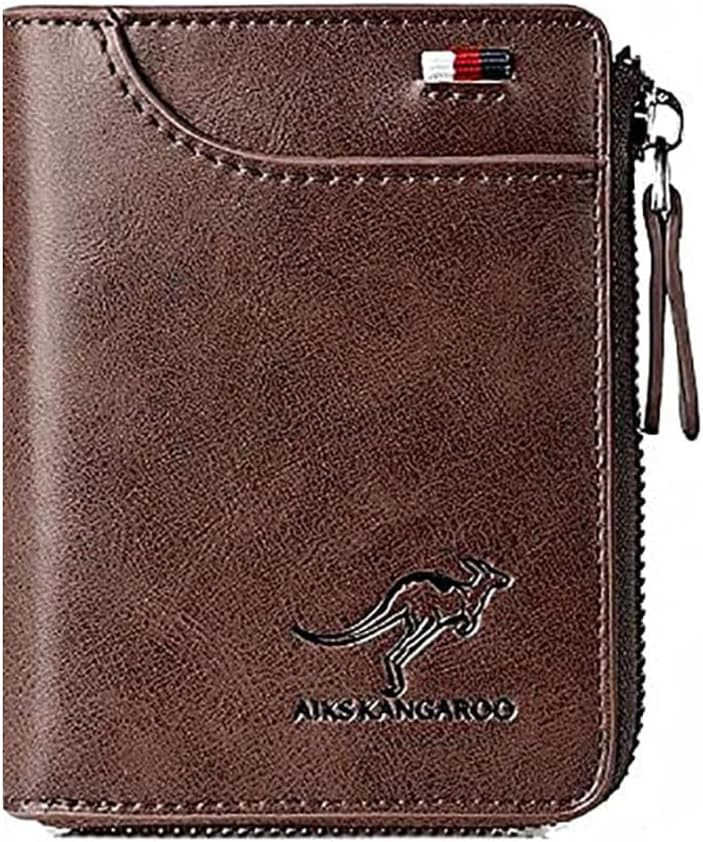 Reshline Mens RFID Blocking Wallet BROWNZ250911