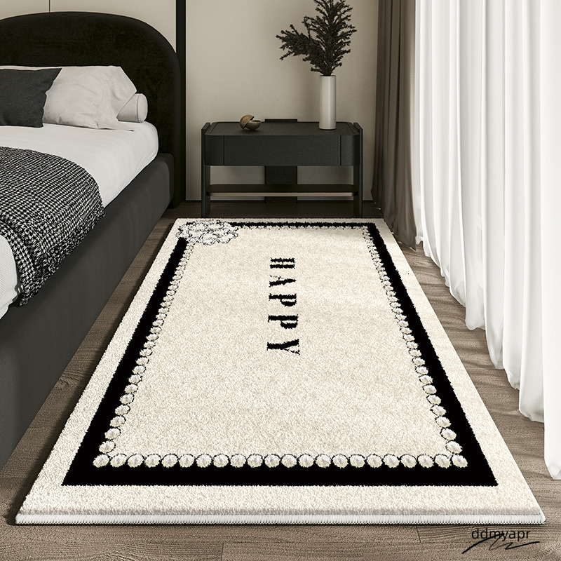 Cashmere Imitated French Small Fragrance Bed ddmyapr Rug Advanced Sense Living Room Study Oval Dirt Resistant Non-Slip Carpet R626 H260226