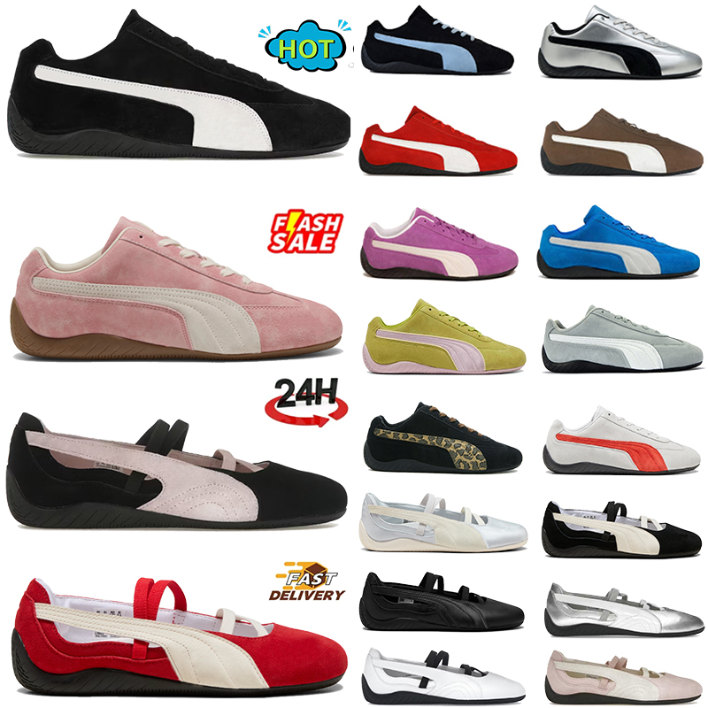 Designer women Ballet flats mary jane shoes mens sneakers mauve mist Silver Silver Black Germany Speedcats ballet suede Driving shoes men sneaker ladies Dress shoe