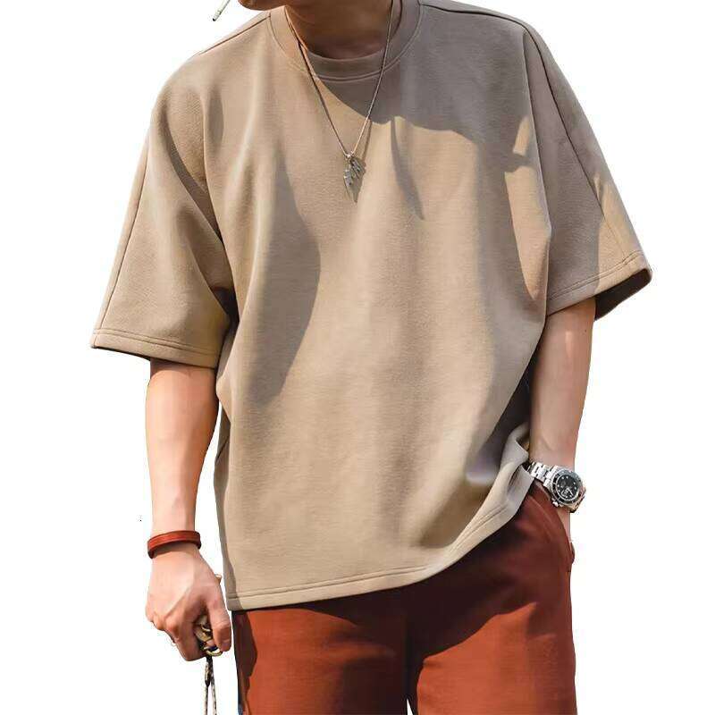 T-shirt carré surdimensionné de la marque de créateurs Summer Sports Lightweight Men's Sports