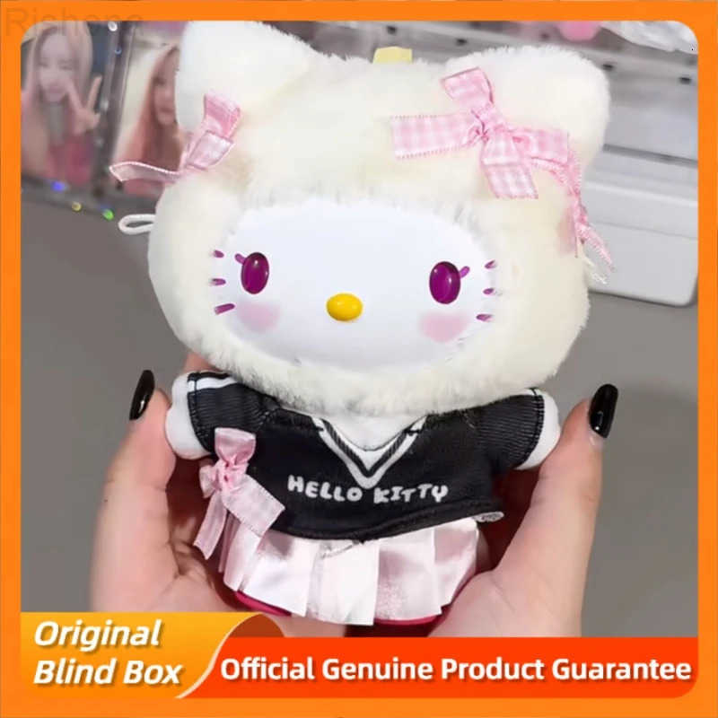 Sanrio New Genuine Hellokitty Pop Star Series Blind Box Trendy Toys Kawai Vinyl Plush Bag Pendant Collect Dolls Mystery Box Gift L250903