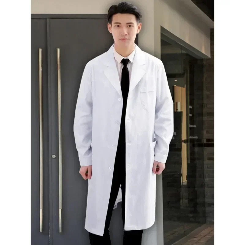 Nurse Overalls White Coat Female Longsleeved Doctors Uniform Male Shortsleeved Doctor Lab Coat Laboratory College Chemistry250901