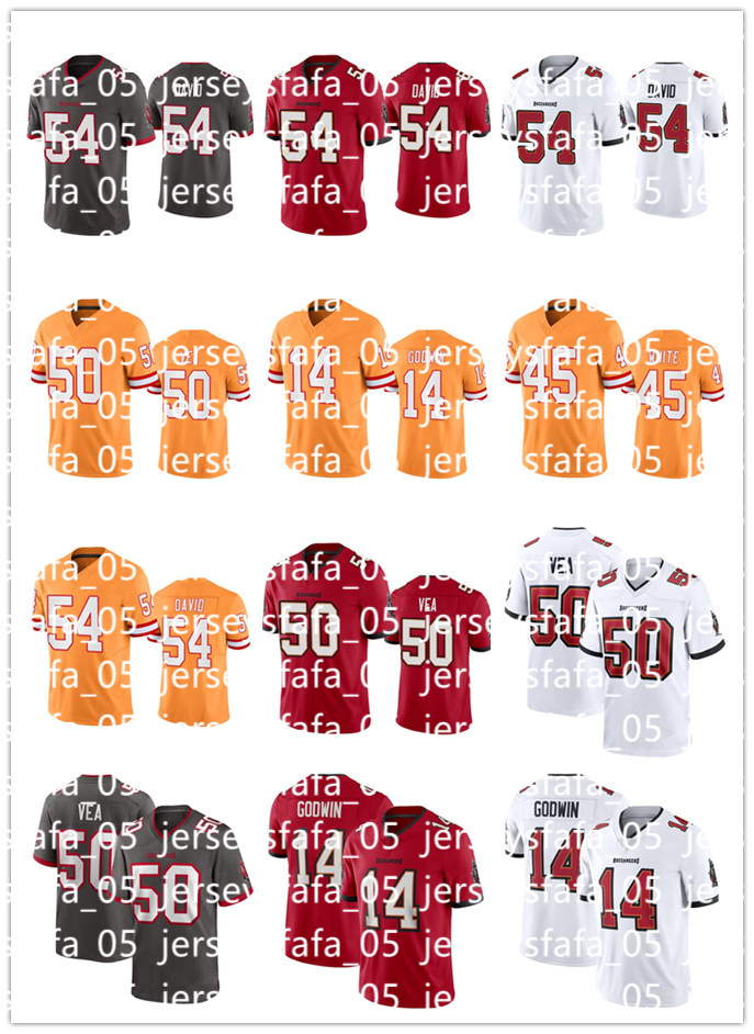 Mike Evans 6 Baker Mayfield Bucky Irving Trey Palmer Lavonte David Antoine Winfield Jr Cade Otton Sean Tucker Sterling Shepard Emeka Football NFL Buccaneer Jersey