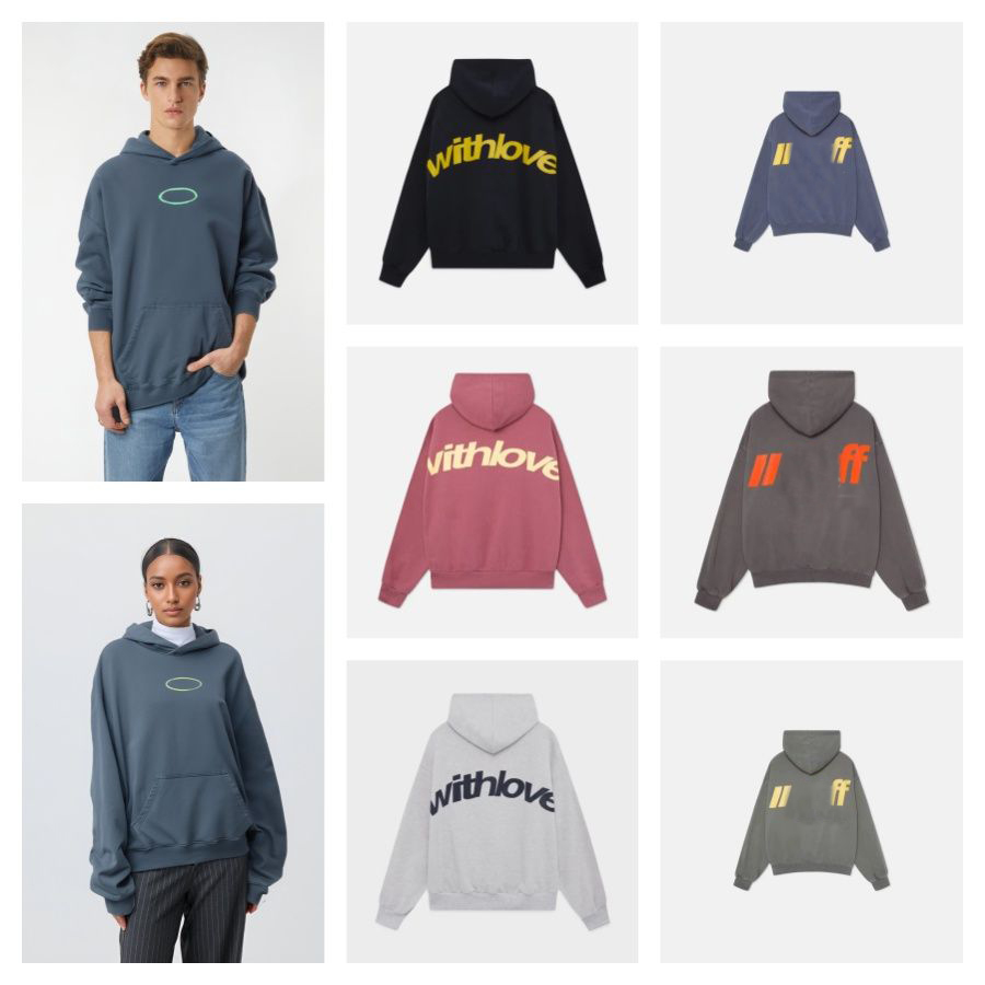 Designer Women's Hoodies Hiphop Men Harajuku Oversized Hoodie Streetwear Sweatshirts Gothic Tops Grunge Y2k Clothes