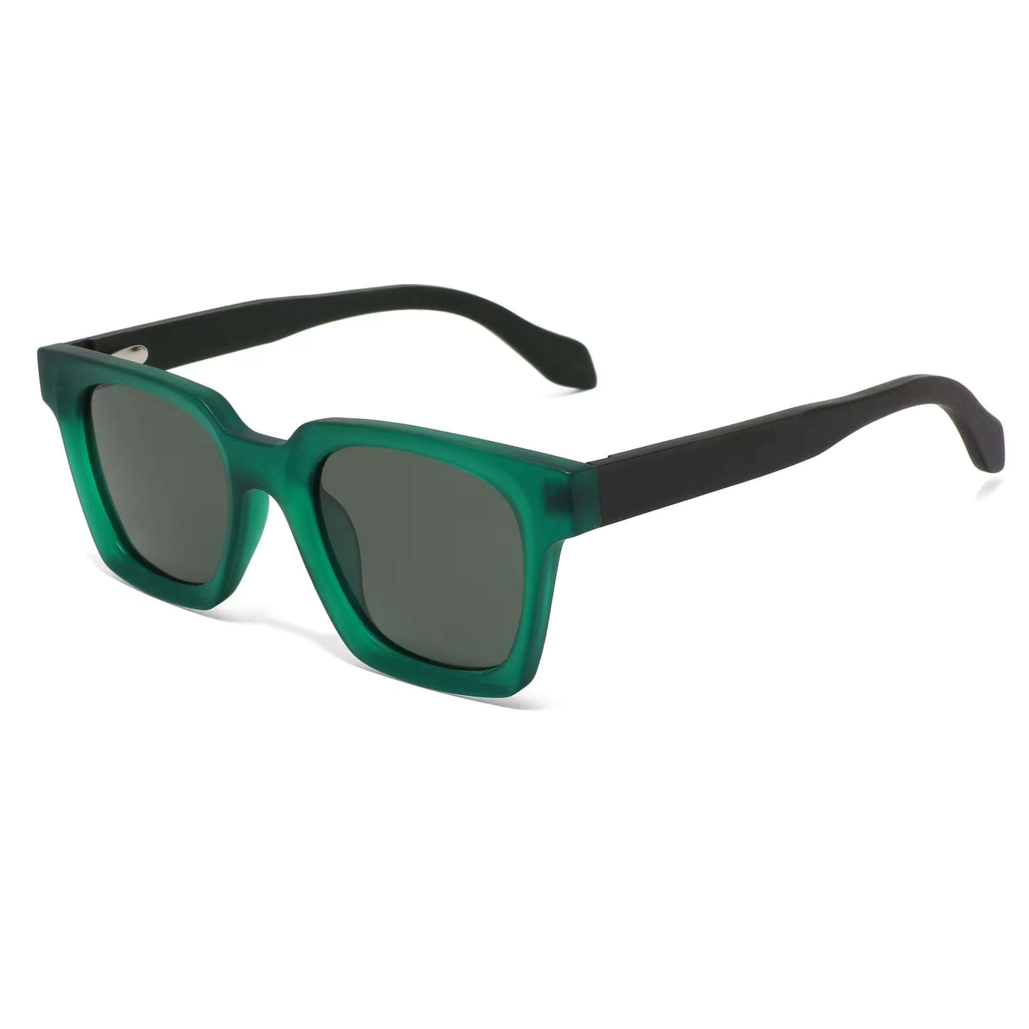 Reasonable price and high quality female men's sunglasses hand-made rectangular square custom logo wood polarized sunglasses hand-made wooden leg