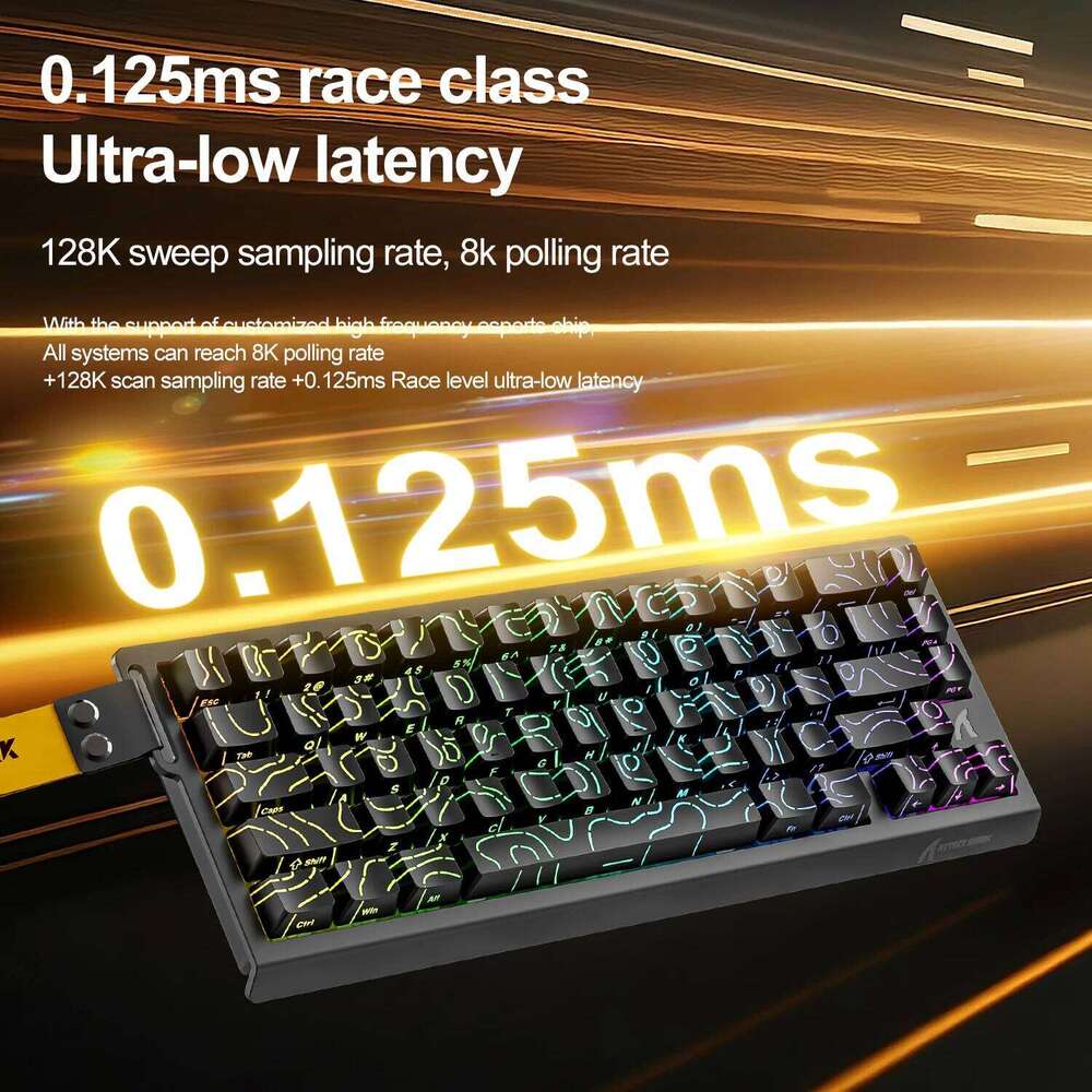 Magnetic Switch Gaming Keyboard Attack Shark X HE And FreeWolf F Pro K Wired Wireless RGB Rapid Trigger Hall Effect