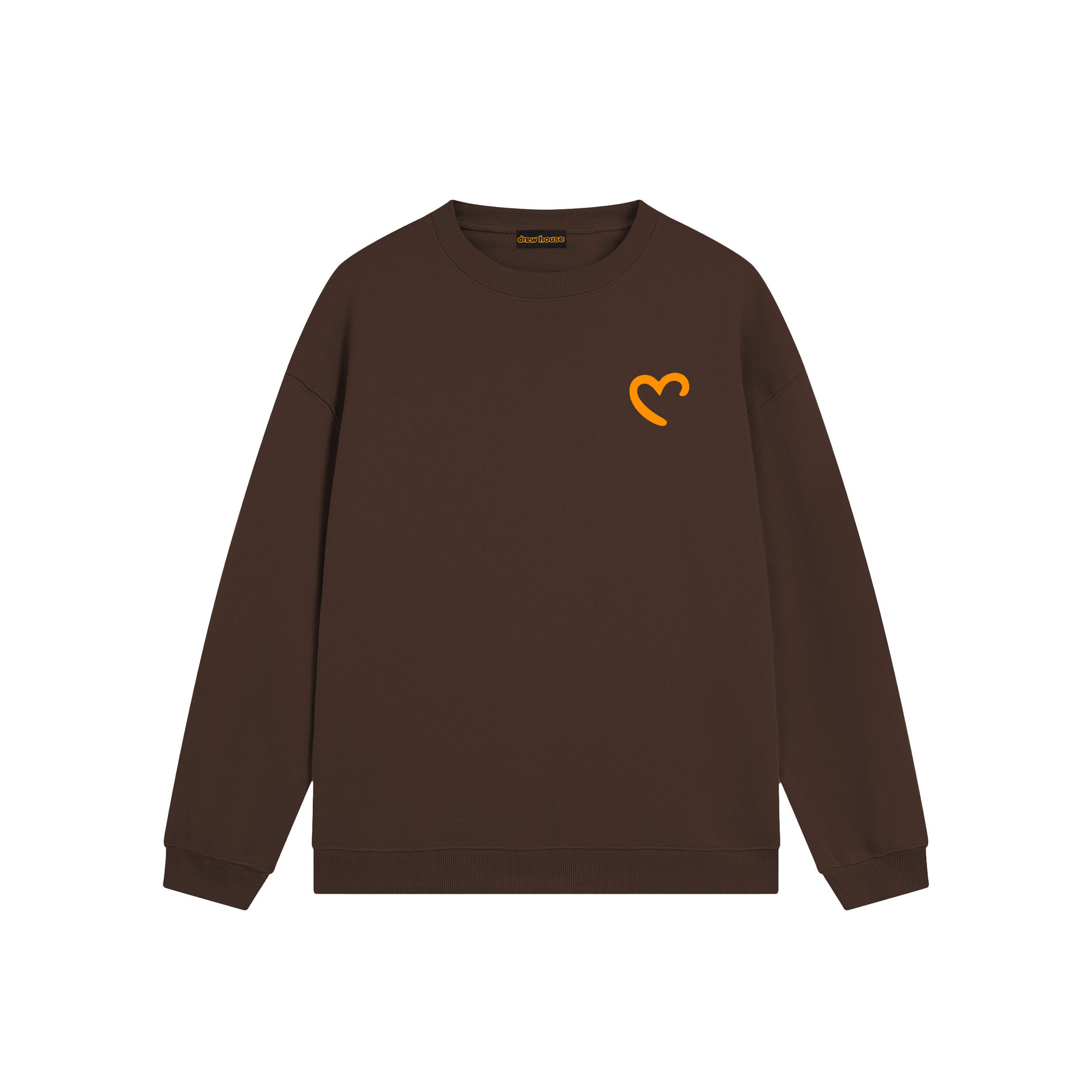 Drew House New Incomplete love T Shirt Men's and Women's Long Sleeve Tshirt Designer Luxury