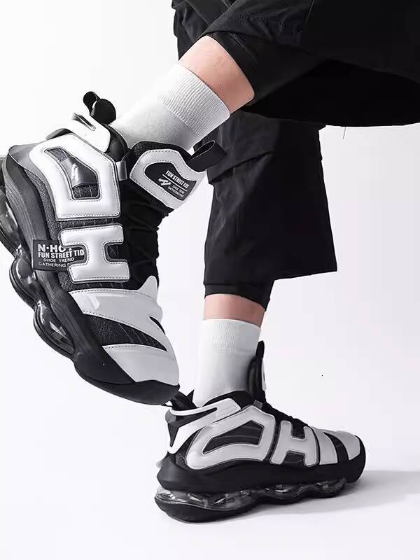 NHOT designer Breathable Mesh Casual Sports for Men Spring Summer Height Increasing Cushioned Running Autumn High-top Men's Shoes