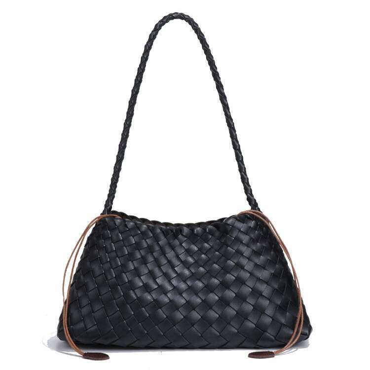 DHPet wholesale 2024 Woven Underarm Bag - French Style Crossbody Purse for Women, Soft PU Crescent Shoulder Handbag in Multiple Colors