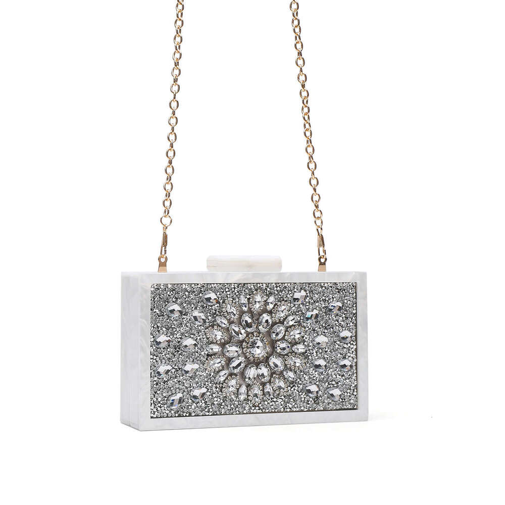 New Trendy Evening Water Wedding Cheongsam High-end Inlaid Brick Handheld Crossbody Bag
