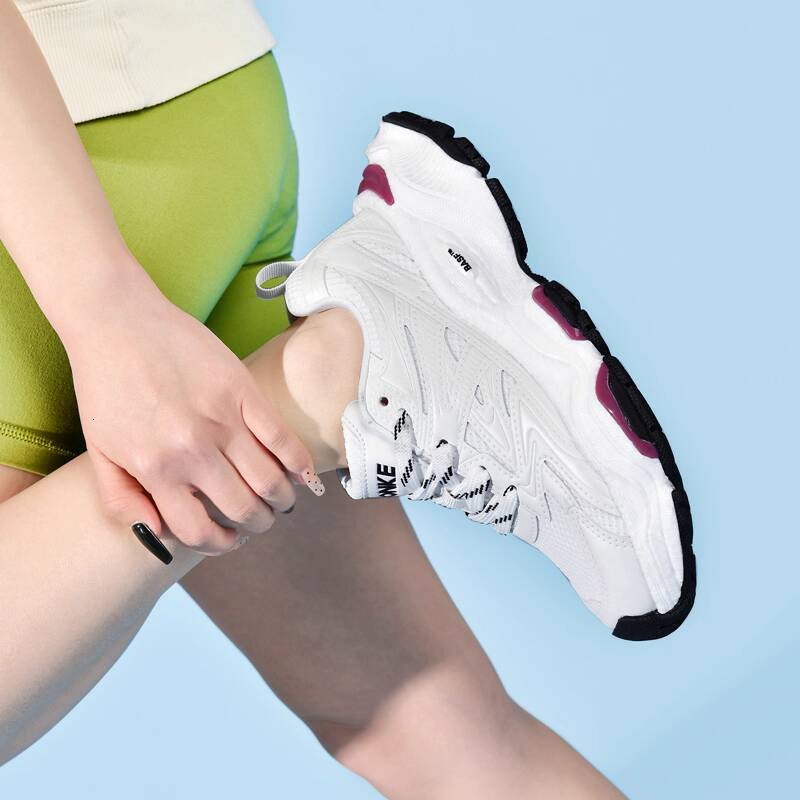 ONKE Men's Sports New Autumn Thick-Soled Height-Increasing Versatile Breathable Dad Women's Mesh Running Shoes