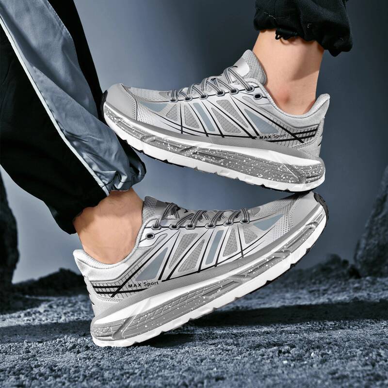ONKE Autumn Sports for Men, Shock Absorption, Lightweight, Breathable Running Shoes, Non-Slip, Wear-Resistant, Cushioned, Ultra-Light Mesh Shoes