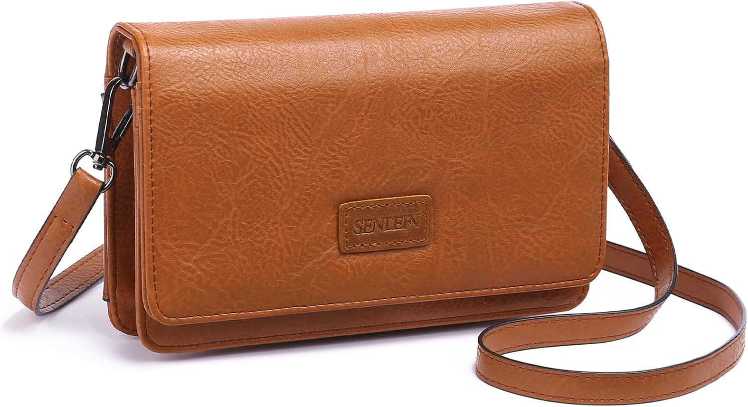 Small Crossbody Bags for Women Leather Cell Phone Purse Wallet with ID window and Card Slots Z250910