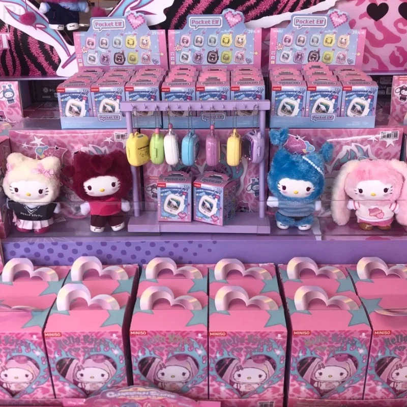 Sanrio New Genuine Characters Hello Kitty Popstar Series Blind Box Cute Vinyl Doll Bag Mystery Box As Gift Pendant Lovely L250903