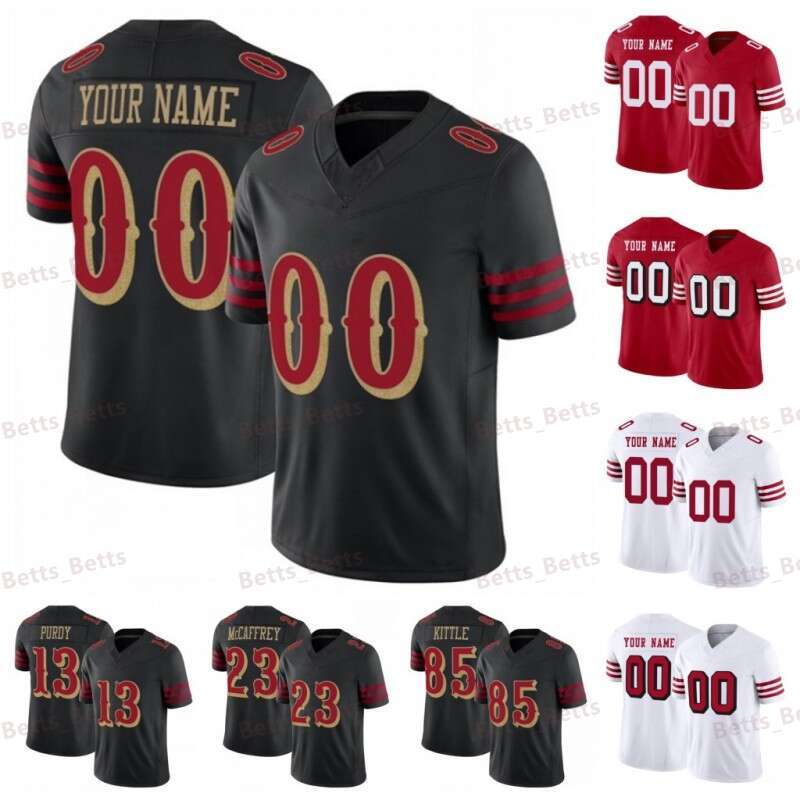 2025 F.U.S.E. Rivalries Football Stitched Jersey 23 Christian McCaffrey 85 George kittle 42 Ronnie Lott Jerry Rice Nick Bosa Fred Warner 13 Brock Purdy Williams