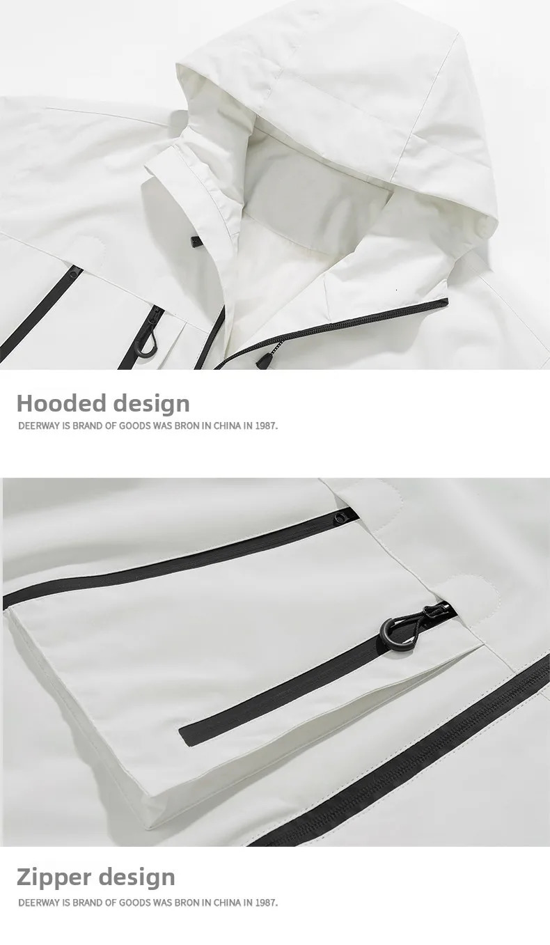 25 Spring and Autumn Windbreaker Jacket Mens Kable Style Workwear Outdoor Jacket Windbreaker Youth Fashion Jacket 250902