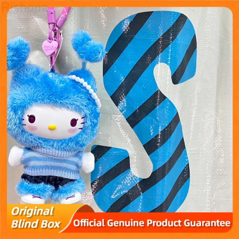 Sanrio New Genuine Hellokitty Pop Star Series Blind Box Trendy Toys Kawai Vinyl Plush Bag Pendant Collect Dolls Mystery Box Gift L250903