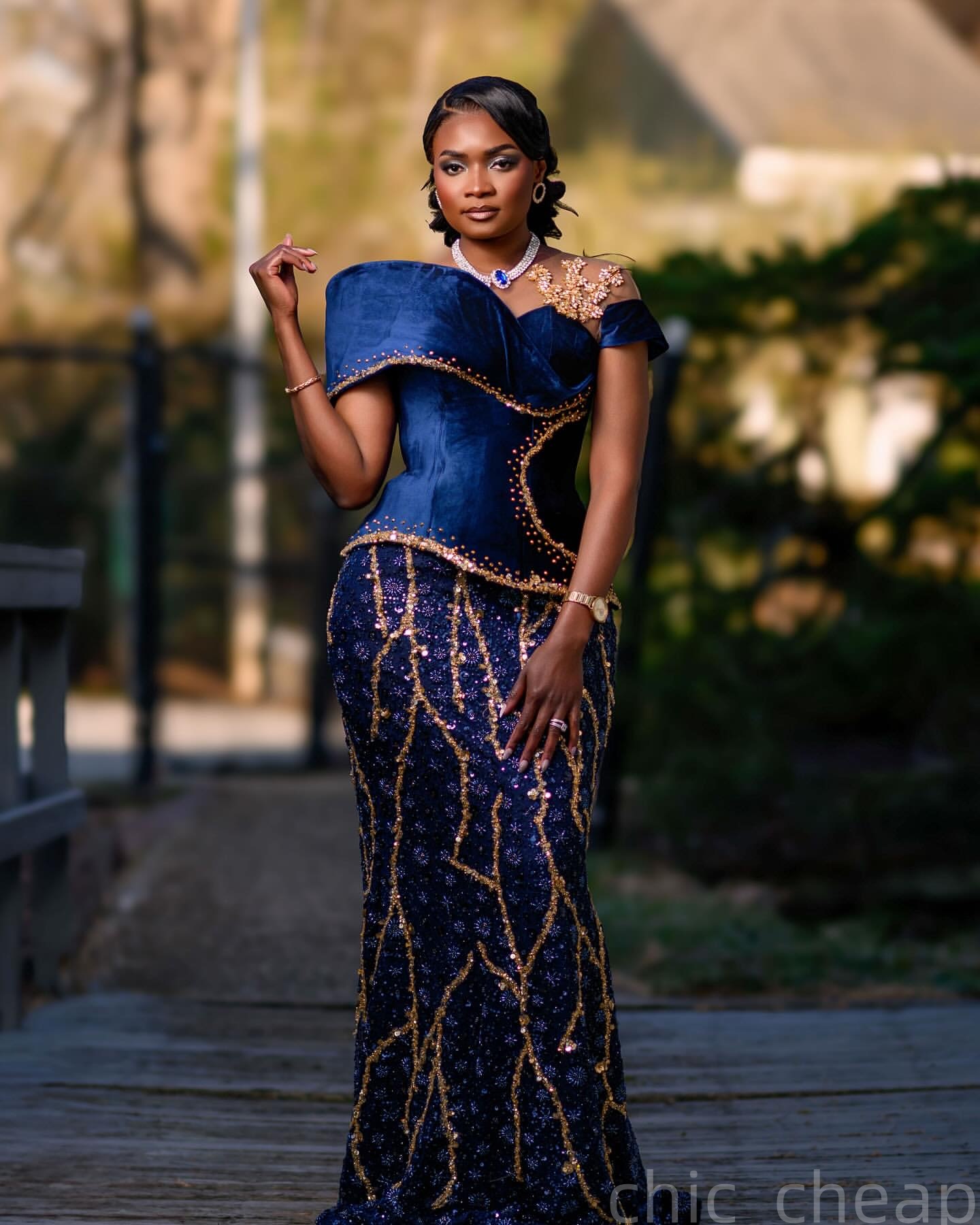 Aso Ebi Royal Blue Mermaid Prom Dresses 2025 Sequined Crystals Beaded Evening Formal Party Second Birthday Engagement Gowns Plus Size Dress For Specia