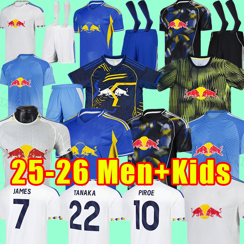 25 26 Leeds BAMFORD United away Soccer Jerseys RAPHINHA HARRISON training JAMES MESLIER player fans version Uniforms Men football shirt third 3XL 4xl Full Kits Kids
