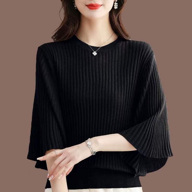 plus size women's new long sleeve high waist printed banquet dress mid-length skirt D02559