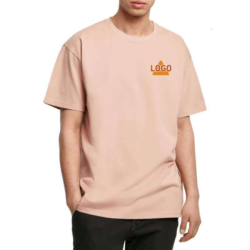 Manufacturer 230Gsm 100% Cotton Logo Heavyweight Short Sleeve Men's T-Shirt