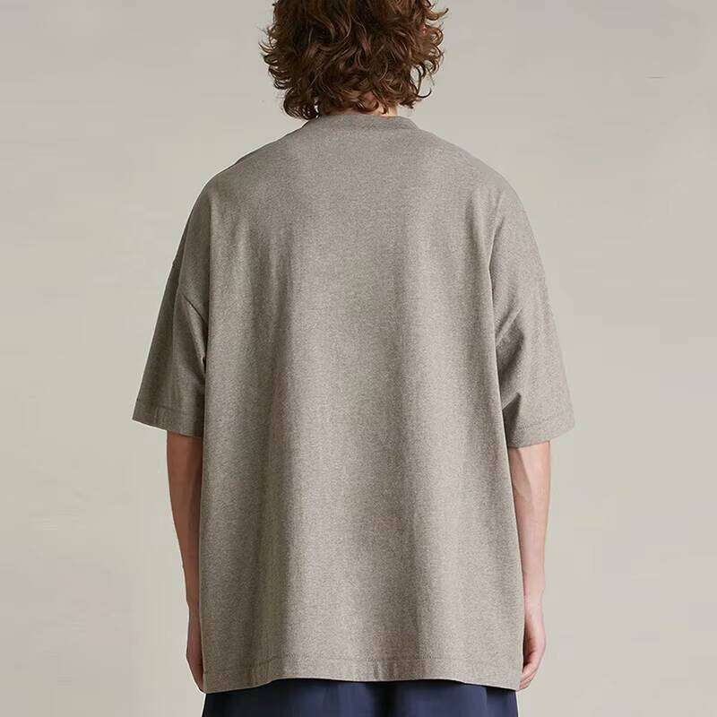 High-Quality 200 Gsm 100% Cotton Square T-Shirt for Men with Logo Print, Oversized Fit, Manufacturer Made in China