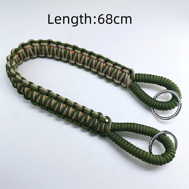 Adjustable Paracord Woven Bag Strap Purse Shoulder Strap Replacement for Bag Non Adjustable Braided Paracord Rope Handbag Strap 250902