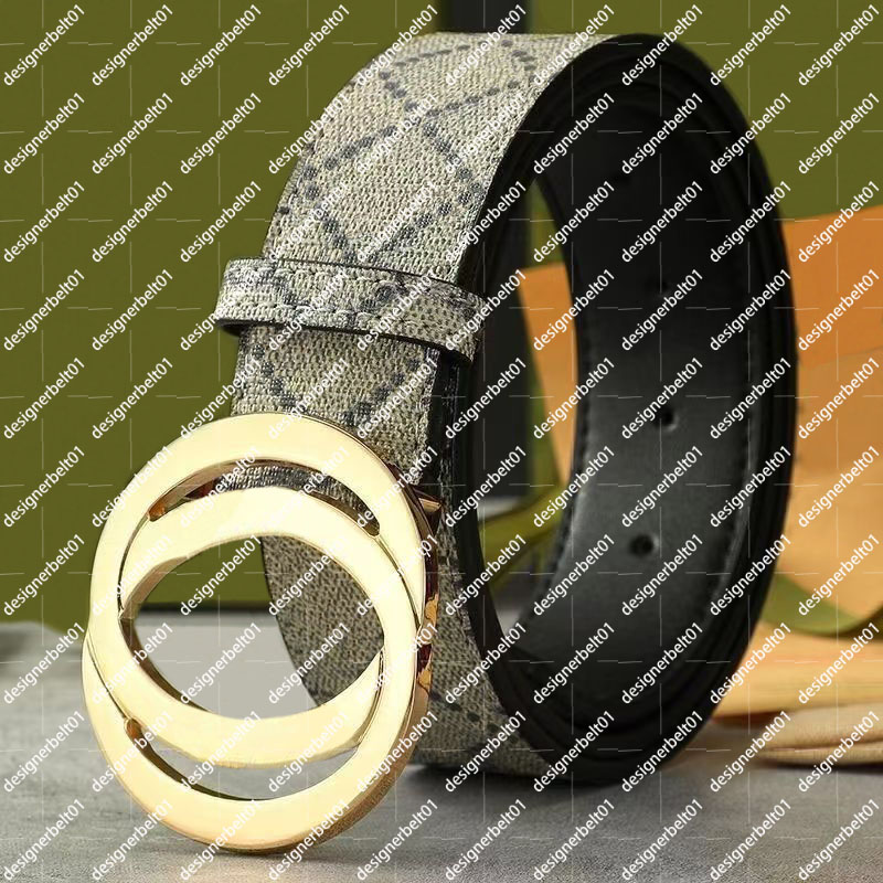 Belt designer belt men's belt fashion metal gold silver black buckle belt width 3.8cm classic retro neutral belt men's and women's fashion accessories belt with box