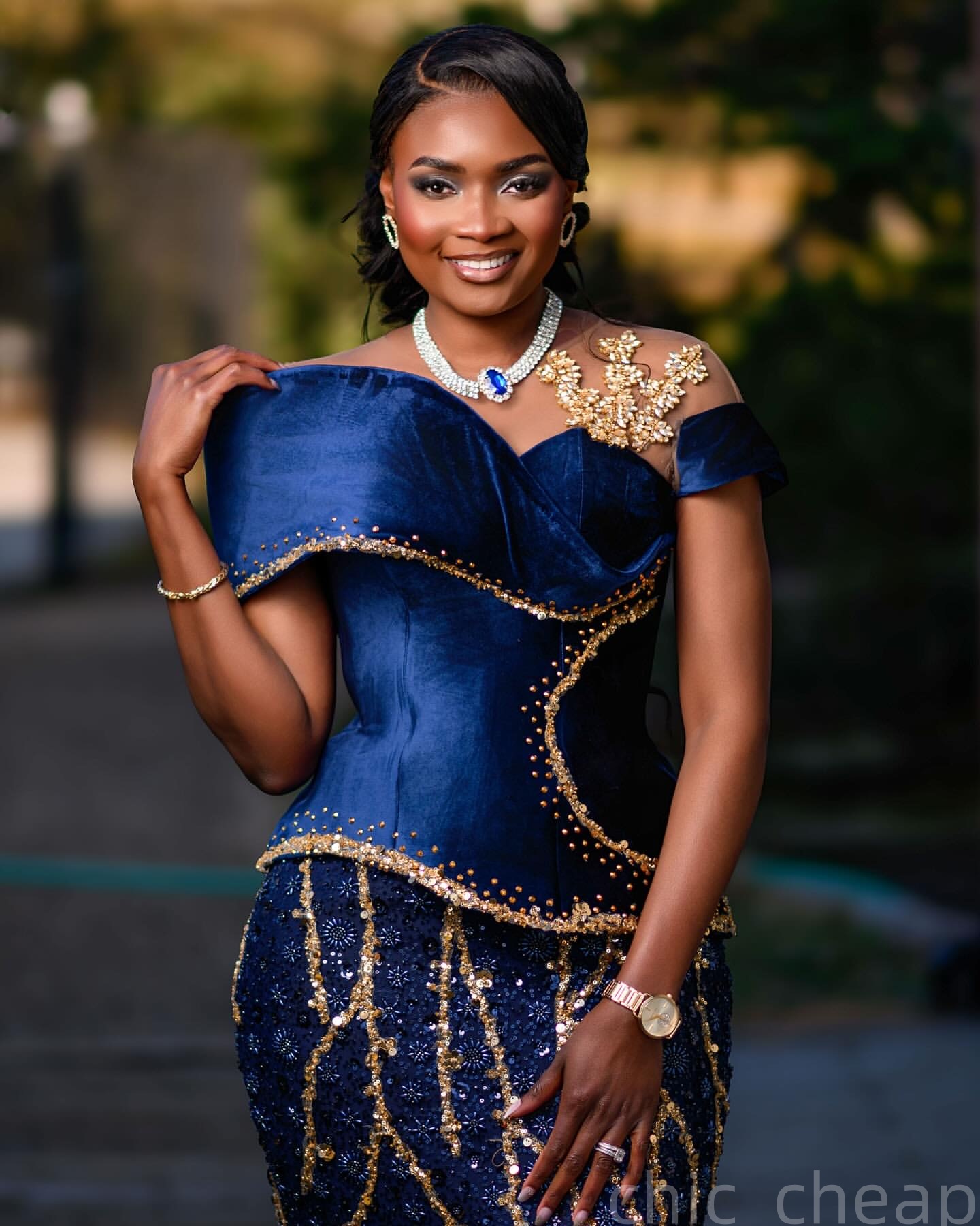 Aso Ebi Royal Blue Mermaid Prom Dresses 2025 Sequined Crystals Beaded Evening Formal Party Second Birthday Engagement Gowns Plus Size Dress For Specia