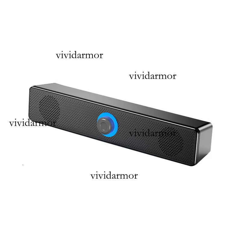 Popular All-In-One Bluetooth Wired Subwoofer Long Bar Small Computer Desktop Notebook Home Speaker