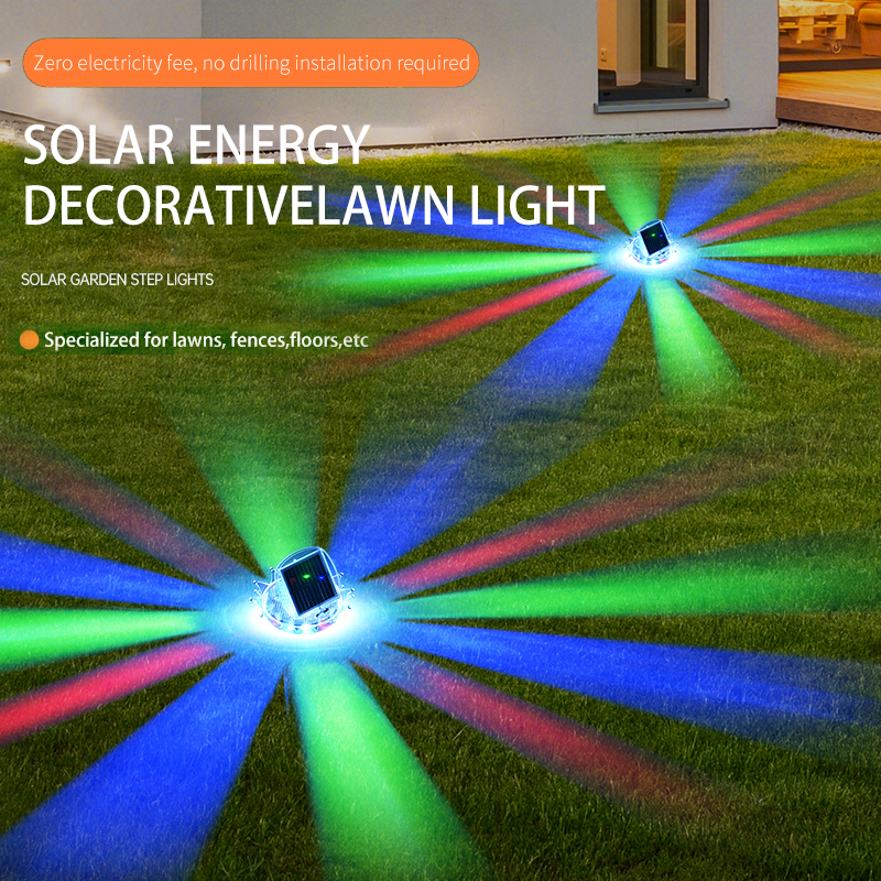 New Crown solar lamps, outdoor garden lamps, decorative atmosphere wall lamps, ground plug lamps, lawn lamps, ground buried lamps, spotlights