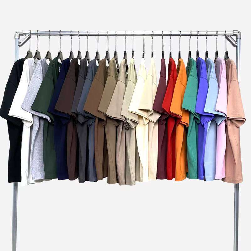 High Quality Clothing Heavyweight 230GSM 100% Cotton Round Neck Short Sleeve Breathable Printed Men's T-Shirt