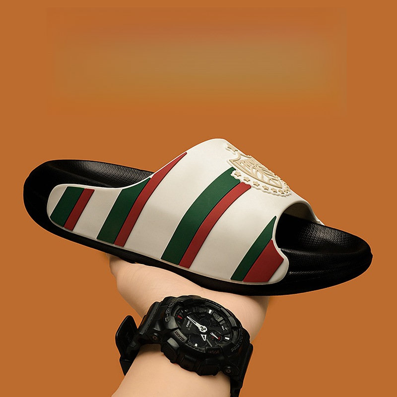 Designer Luxury Woman Anti-slip Thick-soled Comfortable Foot Feel Outdoor Indoor Slippers High-end Wear-resistant Lightweight One-piece Fashionable Pr