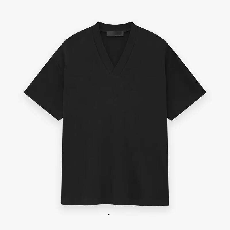 Heavyweight Designer 250 Gsm Gym T-Shirt High-Quality V-Neck Supima Cotton Plain Men's Solid Sports Shirt