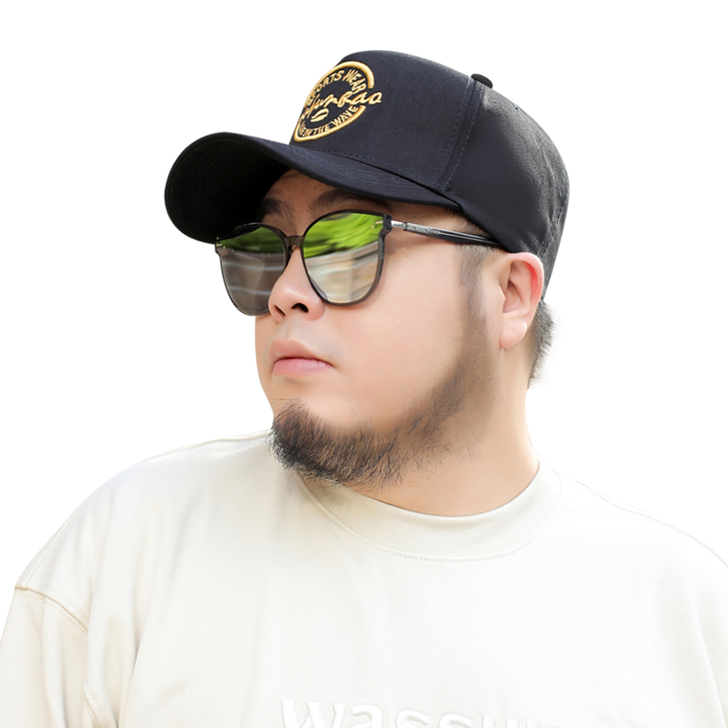 Pure cotton embroidered blank hat with personalized embroidered label baseball cap supports private customization