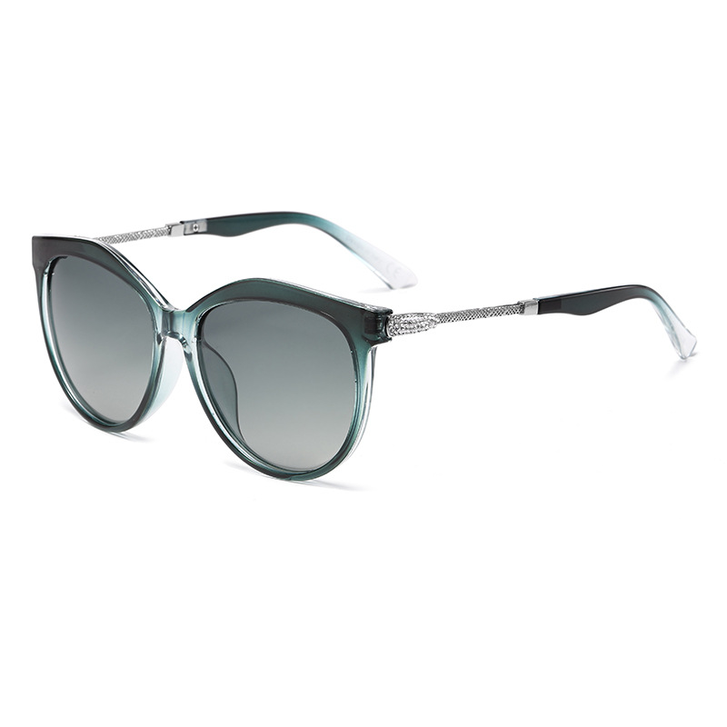 New Arrival Stylish Polarized Metal Sunglasses for Women European and American Style UV resistant with Sparkling Diamonds Hot selling in Europe and Am