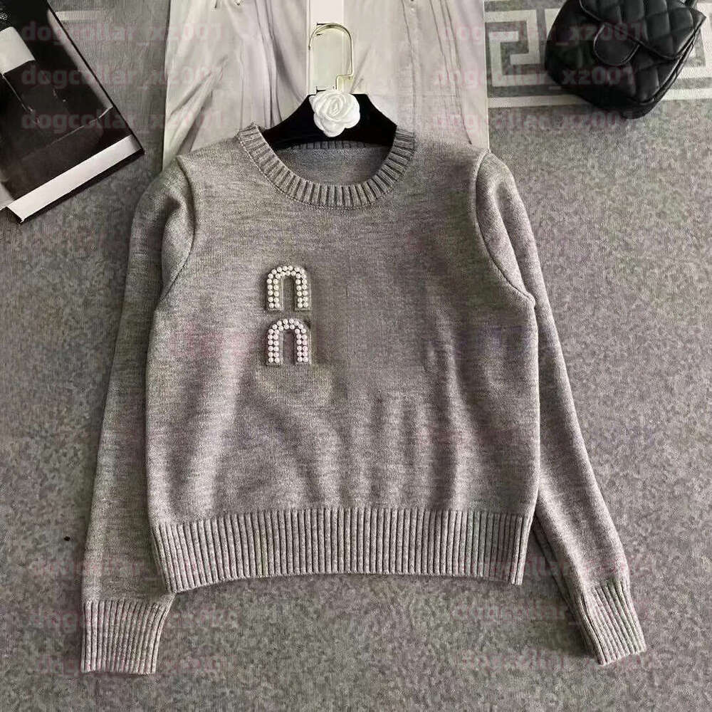 Mumus Tops Minmin Shirts Mimi Crop Top Womens Sweater Knit Top High-end Knitwear Slim Pullover Coat Women Designer Sweater Woman Thin Knit Sweaters Girls Niki Tech