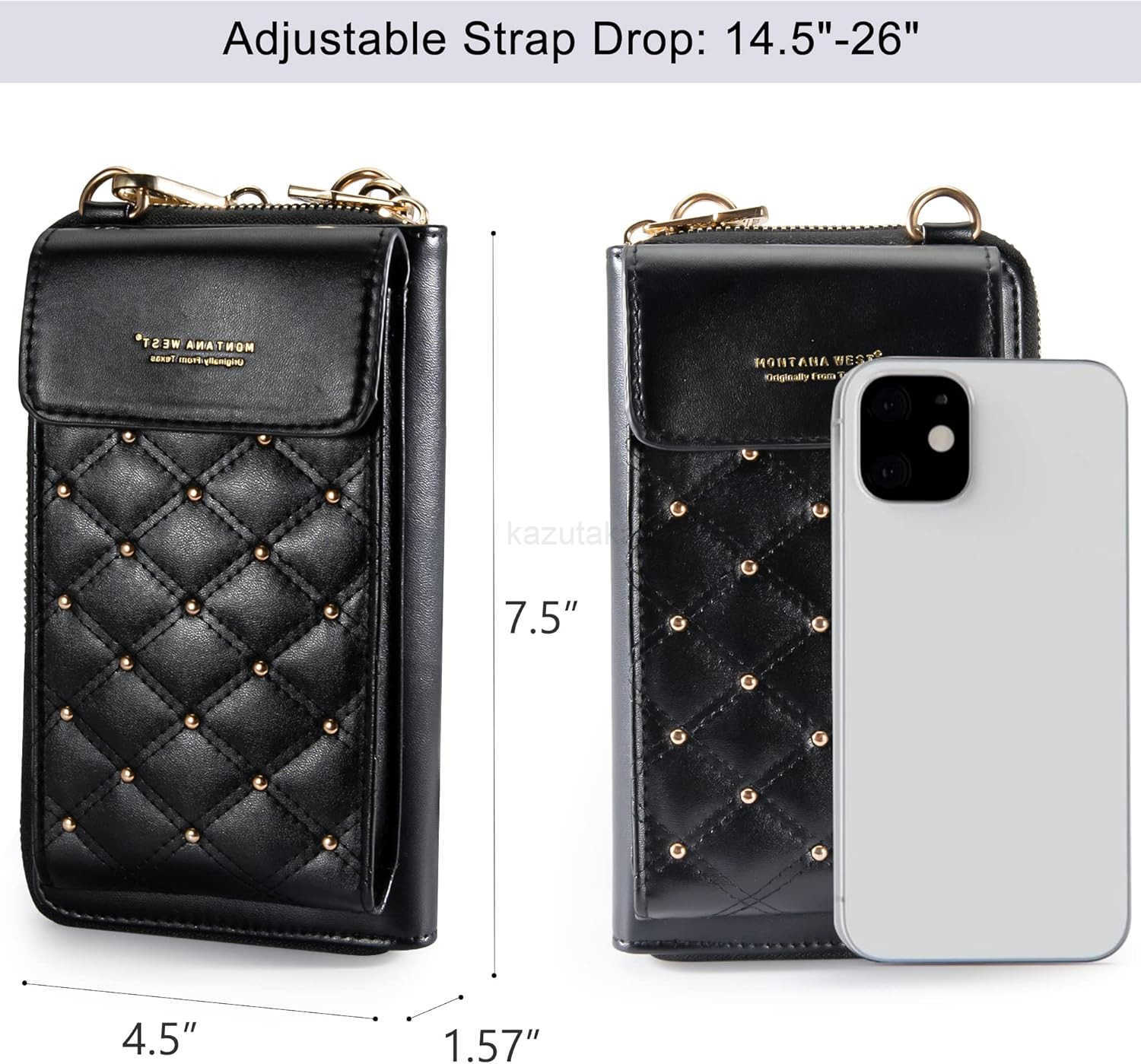 Small Crossbody Cell Phone Purse for Women RFID Blocking Cellphone Wallet Z250911