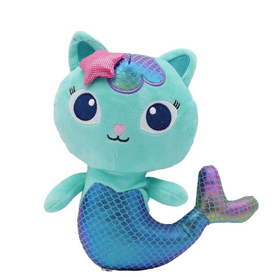 Newest 8 stlyes Gabby Dollhouse Plush Toy Mercat Cartoon Stuffed Animals Mermaid Cat Plushie Doll Kids Birthday Christams Gifts M923