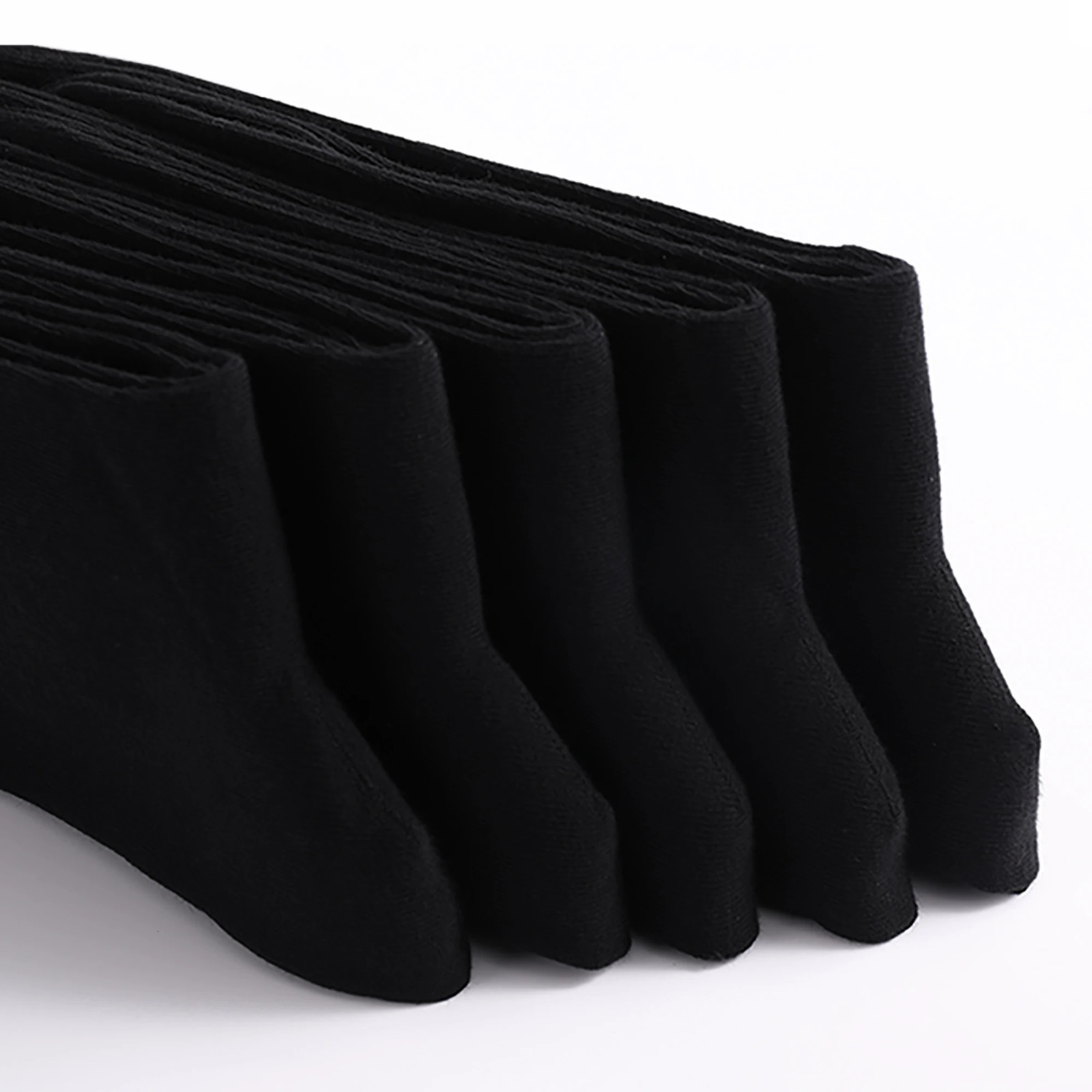 6 Pairs Mens Dress Socks Black Plus Size High Quality Combed Cotton Crew Socks Black Cool Breathable Casual Socks for men 250902