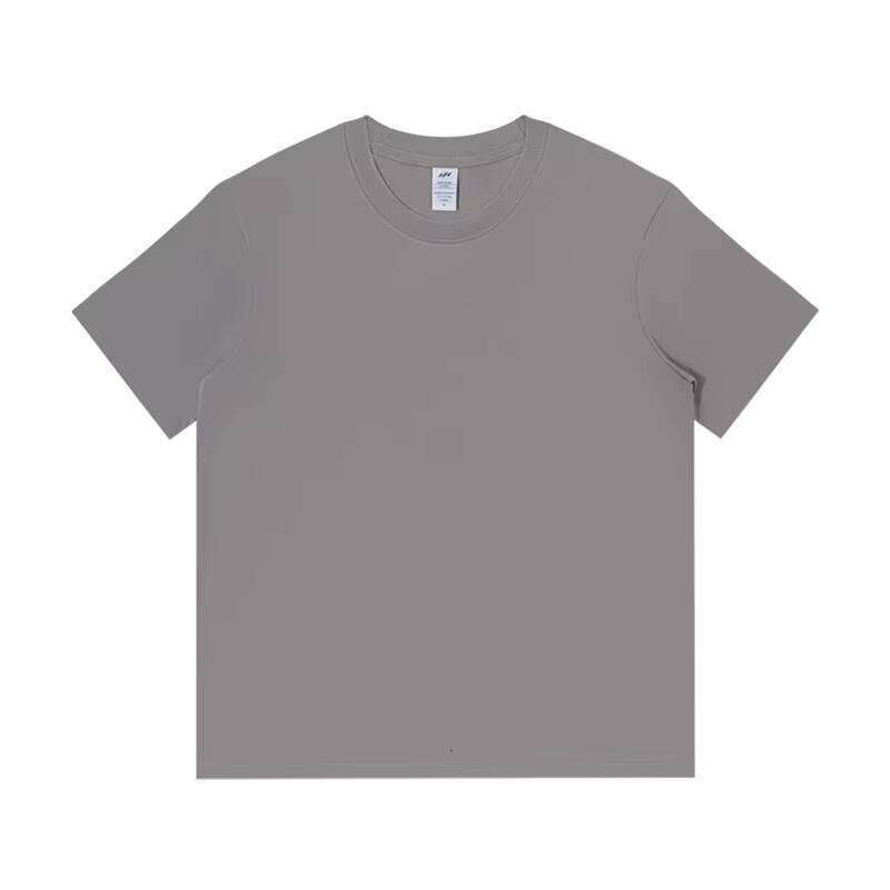 Men's Manufacturer 230g 100% Cotton Crew Neck Short Sleeve Comfortable Breathable T-shirt