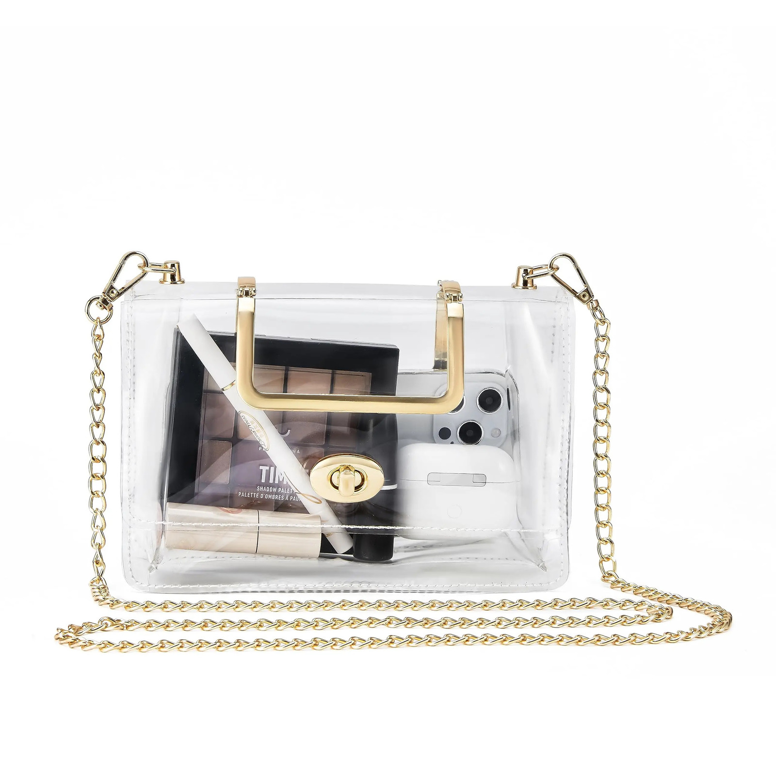Transparent Clutch Clear Purse Crossbody Shoulder Bags Stadium Approved Bags250902
