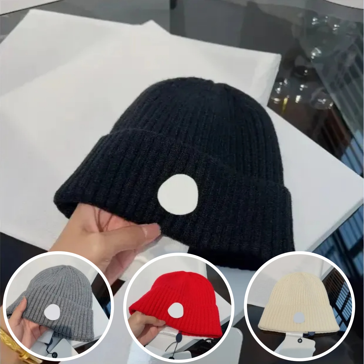 Knit Beanie casquette Winter knitted beanie designer wool hat autumn and winter beanie for men women cappelli travel skiing Knitted hat