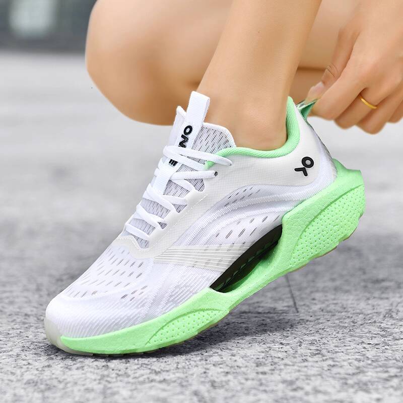 ONKE Women's Autumn Breathable Single Mesh Ultra-light Running Men's Anti-slip Wear-resistant Cushioning Couple's Sports Shoes
