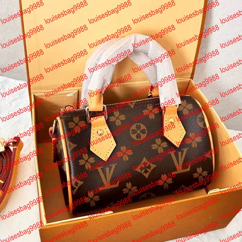 Designer bag Quality High Quick Purse Boston Tote Designer Mini Pillow Handbag Womens Crossbody Messenger Bag Classic Design Floral Make shoulder bag Purse