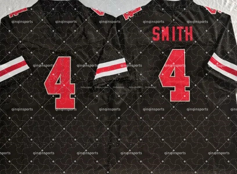 4 Jeremiah Smith 2025 College Football Jersey Will Howard Treveyon Henderson Downs Cody Simon Denzel Burke Stroud Miyan Egbuka