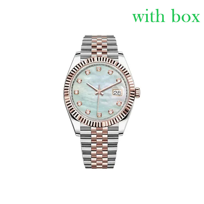 Mens watch 41/36MM dial 2813 movement Automatic Watches Women Quartz wristwatches 904L stainless steel Strap Sapphire Luminous luxury Montres With Box and papers