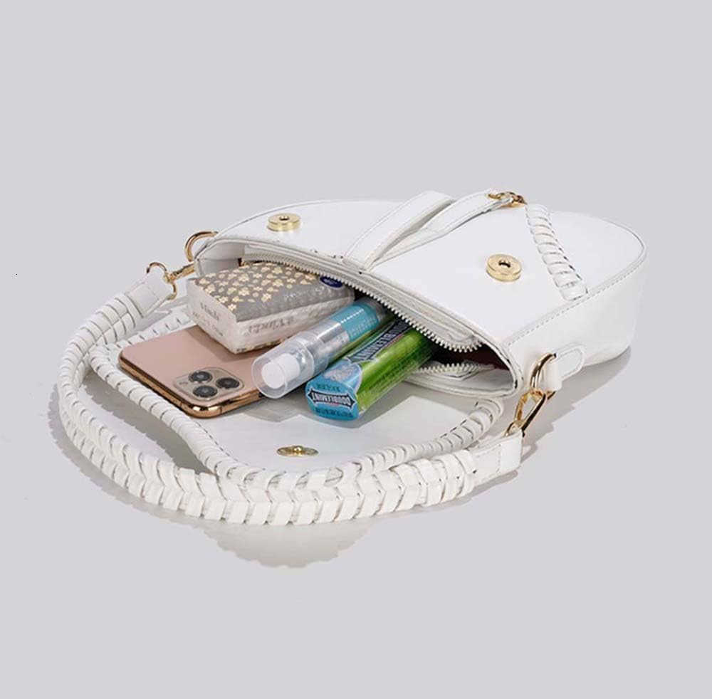 Women Trendy Saddle Shoulder Bag Clutch Purse Underarm Handbag Satchel HandBag Crossbody Bag M250902