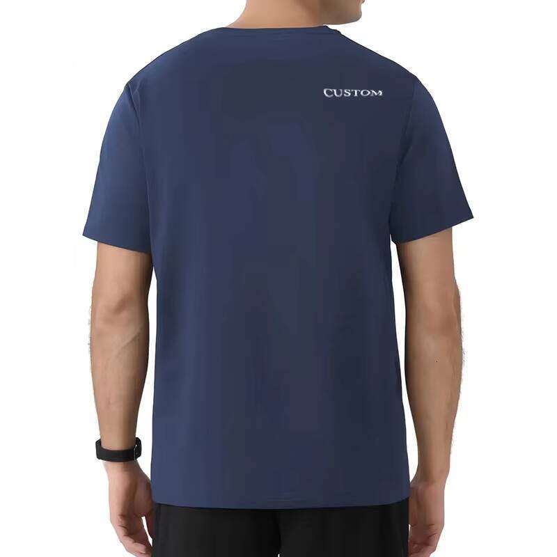 Men's Manufacturer 230g 100% Cotton Crew Neck Short Sleeve Comfortable Breathable T-shirt