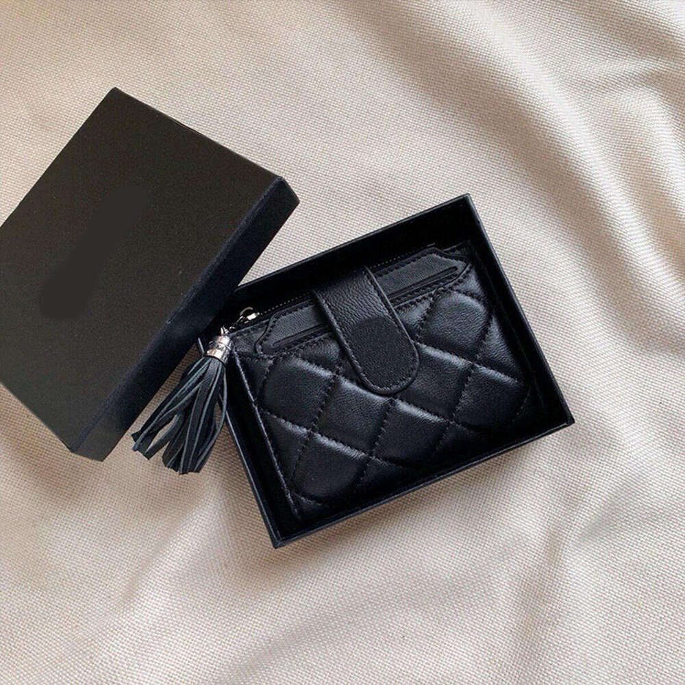 Tassel Coin Purses Designer Wallets New Card Holders Multiple Card Slots Photo Pocket Fashion Handbags Pink
